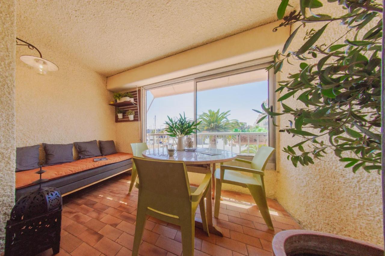 Retromirabeau "Cote Mer" - 29M2 - Lumineux - Terrasse Loggia - Vue Marina - Parking Securise - 2 A 3 Pers - Emplacement Top - Cheques Vacances Connect 格吕桑 外观 照片