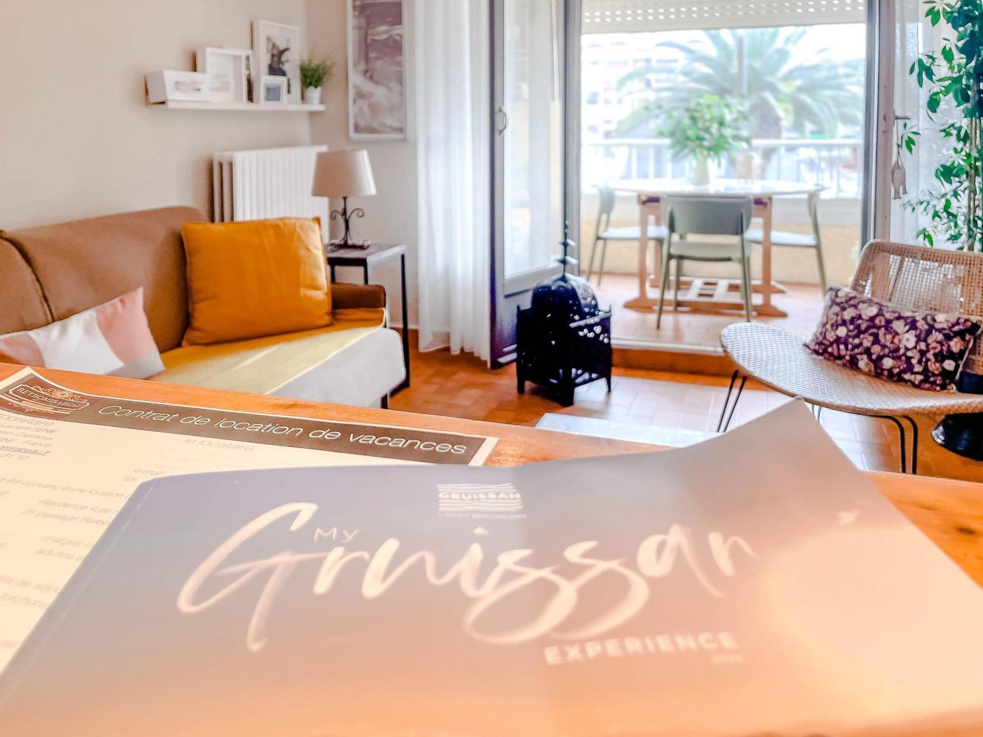 Retromirabeau "Cote Mer" - 29M2 - Lumineux - Terrasse Loggia - Vue Marina - Parking Securise - 2 A 3 Pers - Emplacement Top - Cheques Vacances Connect 格吕桑 外观 照片